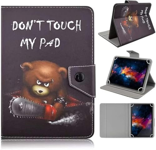 KATUMO Universal Case for All 10 inch Tablet,Cover for 10.1 inch Tab, Travel Portable Protective Folio Leather Stand Shell for All Kinds of 9.6-10.5 inch Android/iOS/Windows Tablet