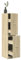 Tidyard Apothekerschrank Medizinschrank Medikamentenschrank Arzneischrank Apotheker- und Medikamenten-Schrank Tabletten-Aufbewahrung Sonoma-Eiche 30x41x144,5 cm Holzwerkstoff