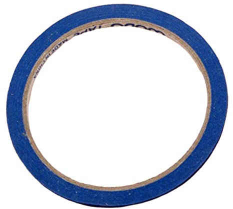 Lot de 10 rubans de masquage adhésifs pour drapage - Forme de robe - Bleu