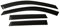 JOVERI For Audi, A3 8P 8V 2004-2019 Auto-Seitenfenster-Windabweiser, Visiere, schwarzer Regenschutz, Fensterlüftungsblenden, dunkler Rauch, Ventvisor Auto-Regen-Sonnen-Windabweiser(For A3 (8P) 4-Doors