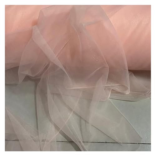 CvbGNJm Hochzeitsdekoration, Hochzeitsbogen-Vorhang, drapierter Hintergrund, Organza-Stoff, Hochzeitsstuhl-Schärpen, Tüll-Rolle, Hochzeits-Hängedekoration(Bean Pink,1.6x1M)