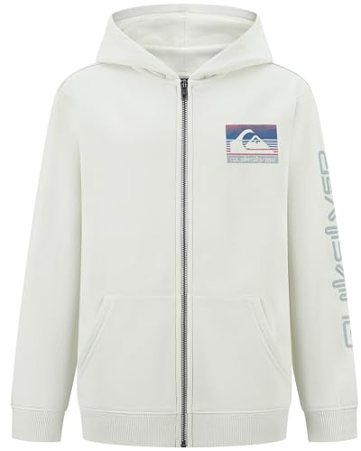 Quiksilver Full-Zip Fleece Hoodie Sweatshirt mit Front Pouch Pocket Sweatshirt mit Kapuze Kinder und Jugendliche (1er Pack)