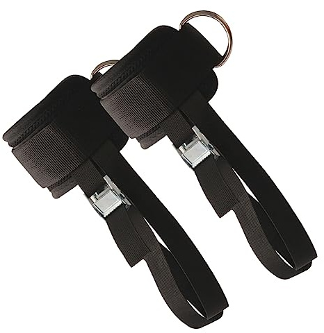 CLISPEED 2Pcs Ankle Strap Cable Attachments for Leg and Glute Workouts Durable Ankle Straps for Cable Machines for Fitness Training Sculpting