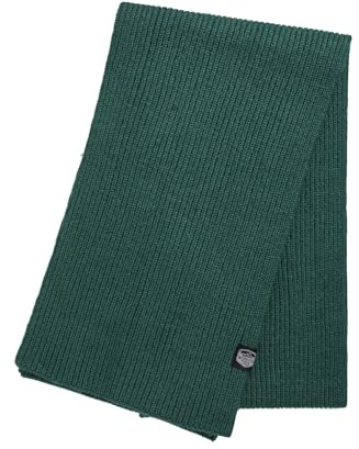 Weird Fish Stornoway Ribbed Scarf Cedar Green Size ONE