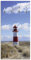 ARTLAND Wandgarderobe Garderobenpaneel Holz mit 6 Haken 60x120 cm Design Garderobe mit Motiv Strand Meer Gräser Nordsee Leuchtturm Sylt T9ML