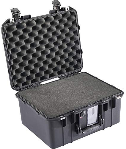 Peli Air Case 1507 schwarz, mit Rasterschaumstoff, Werkzeugkoffer, Schutzkoffer, wasserdicht, staubdicht, IP67
