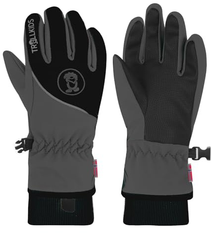 Trollkids Kids Trolltunga Glove 45, Dark Grey