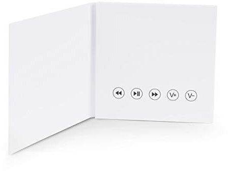 VOICEGIFT VoiceLP Audio Recording Card, Stores 2 Hours of Clear Audio for Playlist, Special Event Recording, Greeting or Birthday Card
