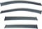 Auto Windabweiser für RENAULT CLIO 4 2012-2019 Auto Seitenfensterabweiser All Weather Wasserdicht Beschlagfrei Beschattung Autofenster 4 Stück Set