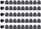 Hex Nut Cover, 50 Pcs 17 mm Plastic Dome Bolt Nut Protection Caps Cover for Bolts, Hex Hexagon Screws, No Thread, (Black M10*17 * 20.5)