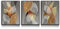 hyidecorart Blätter Bilder Mit Rahmen Schwarz, Natur Golden Pflanzen Blatt Wandbild, Modern Wandbilder Wohnzimmer Schlafzimmer Küche Esszimmer und Büro