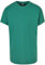 Urban Classics Herren T-Shirt Long Shaped Turnup Tee, lässiges T-Shirt für Männer, in langem Schnitt, leaf, 5XL