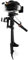 4-Takt 4PS Aussenbordmotor, Profi Außenbord Motor Benzinmotor Luftkühlung Aussenborder Trolling Motor 360° Rotation Angelmotor Outboard Motor für Süßwasser und Salzwasser