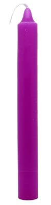 Candela Viola da 22cm, Tinta nella Massa per Rituali per la Spiritualità - Ideali per Rituali o decorazioni interni