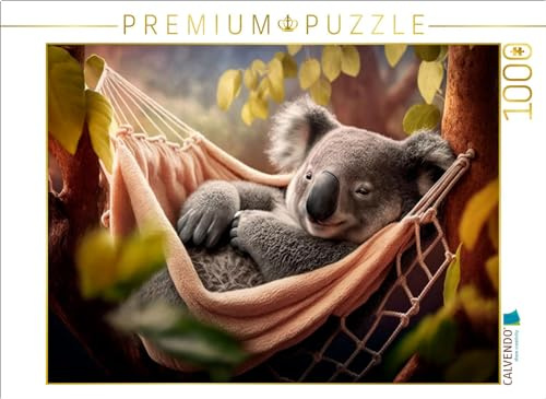 CALVENDO Puzzle Entspannungs-Koala | 1000 Teile Lege-Größe 64 x 48 cm Foto-Puzzle für glückliche Stunden
