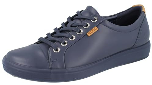 ECCO Women's Soft 7 Sneaker, Navy, 7.5 UK