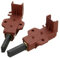 BmXauz 2 spazzole di Carbone for Motore for Lavatrice e Supporto for spazzole for Motori elettrici a Carbone, compatibili con Samsung Ariston L94MF7 Indesit Welling(Bring Support)