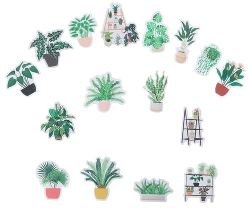 RORPOIR 16pcs Succulent Plant Refrigerator Magnets Cute Kitchen Decor Fridge Magnets for Indoor Plants Home Decor Strong