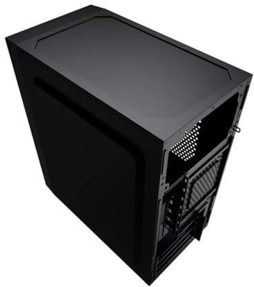 GEMBIRD Fornax K300 Mini-ITX mATX Mini-Tower externes Gehäuse, Schwarz