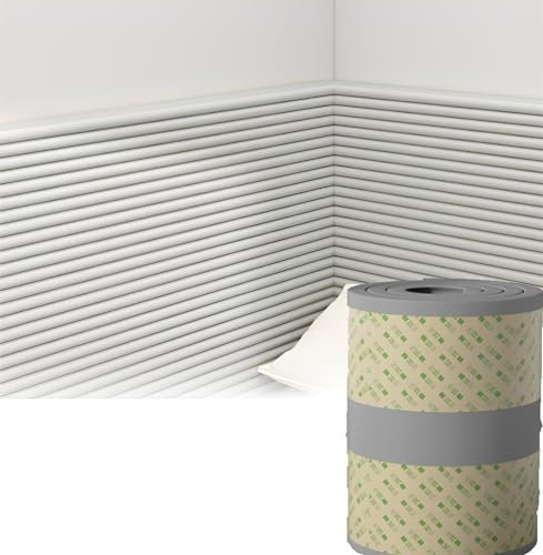 GZGLZDQ Padded Wall Panels, 3D Wall Panels for Bedroom/Playroom Décor, Self-Adhesive, Anti-Collision (Gray, 60 cm x 2 m)