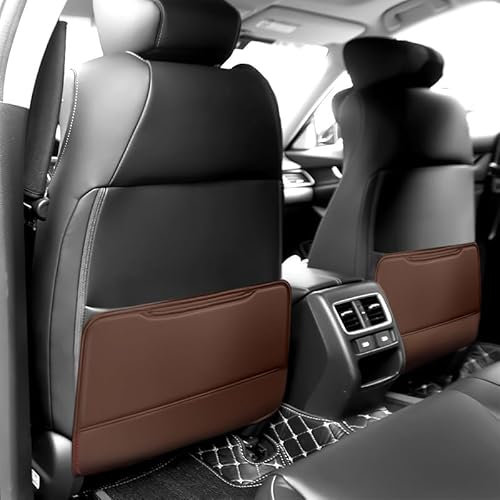 FOKAI 2 Stück Rückenlehnenschutz Auto, für VW Passat Variant (B9) 2023 - Rückseite Sitzschutzes Auto Rückenlehnenbezüge Kinderschutz,B-Half Board