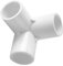 Raccordi per tubi in PVC,T in PVC | Raccordi per tubi in PVC Raccordo per tubi a 3 vie - Connettore adattatore per raccordi per tubi Connettore per raccordi per tubi in PVC a 3/4/5 vie per linee idric
