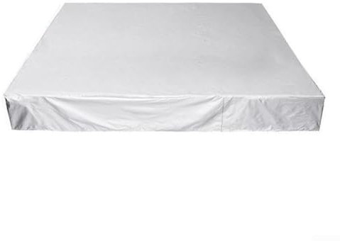 Zilimontt Housse thermique carrée, grande housse de spa d'extérieur imperméable à isolation thermique, housse de rechange pour spa d'extérieur Oxford 210D (240 x 240 x 85 cm)