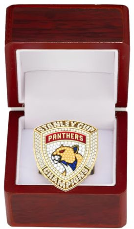 2024 Stanley Cup Meisterschaft Ring Replika Puck Meisterschaft Ringhockey Souvenirs Sammlerstücke Männer Dad Alumni Freund Fans,9#