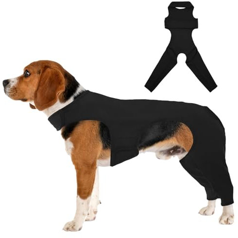 Hunde-Body für Hinterbeine, Hundebody Nach op Body, Welpe nach Op Hundebody, Hundebody Nach Op Mit Bein, Anti-Wundlecken Op Body Hunde, Hundebody Nach Op, für Haarausfall, Anti-Lecken, Wundschutz