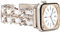 NewWays Kompatibel mit Apple Watch Edelstahl Armband 42mm(Serie 10) 41mm 40mm 38mm,Damen Metall Ersatzarmbänder für iWatch SE Series 10/9/8/7/6/5/4/3/2/1,Polarstern/Weiß