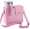 Wasserflaschen Tragetasche für Stanley 40/30 oz Tumbler, Trinkflasche Umhängetasche für Outdoor Reisen, Crossbody Bag für Meisten Wasserflaschen, mit Fach und Verstellbarem Schultergurt (Rosa)