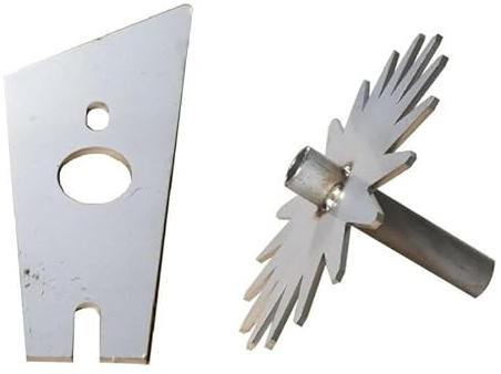 Ersatzteil | Rasenkantenboy Gegenmesser + Schneidrad Hardox 500 | Rasenkantenboy Rasenkantenschneider | Das Original von Einfach Genial