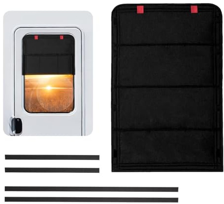 oscurante per finestra di porta | protezione UV e oscurità totale | Tende isolate termiche | per viaggi strada avventure esterne spiaggia e