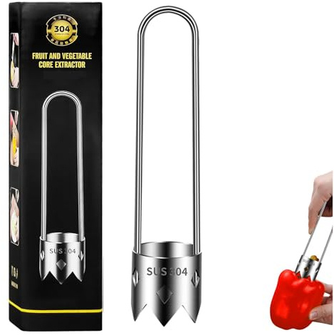 Acciaio Inossidabile Estrattore di Torsoli di Mela,Strumento Per Rimuovere Il Nocciolo Della Frutta Strumento per Estrazione Pere Strumento per Rimuovere Il Nocciolo Della Frutta per Cucina Viaggio