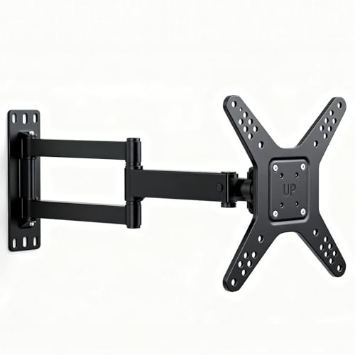 Full Motion TV Wall Mount Bracket for 26-60 Inch TVs/Monitors - Swivel, Tilt, Extendable Dual Arm - Universal Fit (Max 88 lbs, VESA 75x75-400x400)
