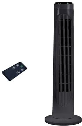 GadgetHaven Tower Fan Cooling Fan 29 inch Oscillating Fan with Remote Control LED Display 7.5 Hours Timer 3 Wind Modes, Quiet Fans for Bedroom, Bladeless Fans Room Fan for Living Room Office