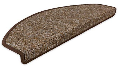 Kettelservice-Metzker Stufenmatten Treppen-Teppich Rambo 15er SparSet 17 Farben (-Braun-)