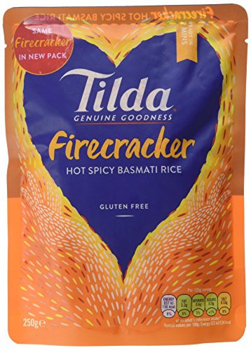 Tilda Microwave Firecracker Basmati Rice 250g (Pack of 6)