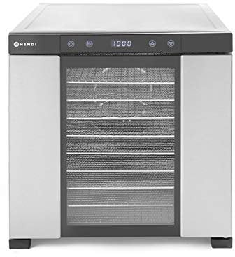 SousVideTools | 10 Tray Stainless Steel Dehydrator | Food Dryer | Touch Panel, Timer & Thermostat Control | Drying Fruit, Meat and Vegetables
