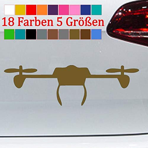 generisch Aufkleber Drohne Sticker Quadrocopter Copter JDM Modell Game of Drones S-XXL
