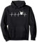 Schlagzeug Herzschlag Heartbeat Geschenk für Drummer Pullover Hoodie