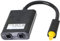 Toslink Digital Optical Audio Splitter Adapter 1 in 2 Out, Fiber Optic Splitter Switch Selector TosLink Converter (1 in 2 out)