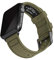 Archer Watch Straps - Correas de Reloj de Tela para Apple Watch (Verde Oliva Desteñido, Gris Espacial, 40/41/42mm)