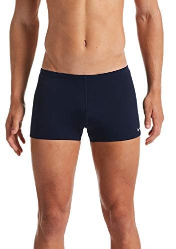 Nike Square Leg Maillot de Bain Bébé Fille, Bleu Marine (Midnight Navy), XS