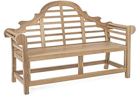 Gartenbank aus FSC-Teakholz 150 x 63 x H 104 cm