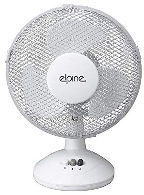 New 12 Inches Desk Fan Oscillating Fan 3 Speed Heavy Duty Home Office Table Black