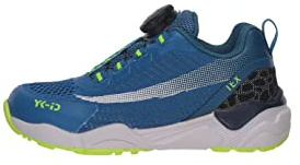 Lurchi LEURON-TEX YK-ID Sneaker, DK Petrol Lime, 39 EU