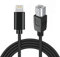 Wahbite Lightning to MIDI Cable 6FT, USB Type B OTG Cord for iPhone 14 13 12 11 X 8 7, iPad to Midi Controller, Electronic Music Instrument, Midi Keyboard, Recording Audio Interface and More