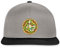 Spreadshirt Teenage Mutant Ninja Turtles Pizza Snapback Cap, One Size, Graphit/Schwarz