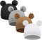 DRESHOW 4 Stücke Unisex Hut Junge Mütze Frühling Mützchen Kleinkind Wendemütze Jersey Slouch Beanie Bekleidung Infant Kindergarten